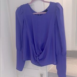TOPSHOP Super flattering purple blouse